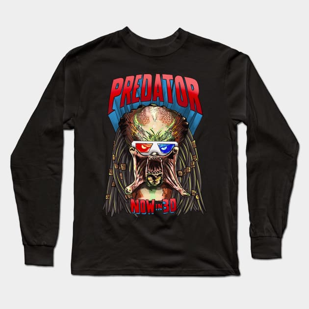 Predator Long Sleeve T-Shirt by ribandcheese